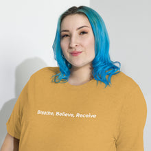 Load image into Gallery viewer, Breathe, Believe, Receive - Short sleeve t-shirt