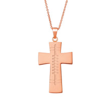 Load image into Gallery viewer, Engraved Scottish Cross Necklace