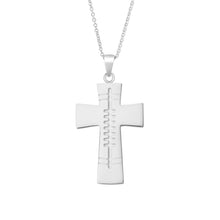 Load image into Gallery viewer, Engraved Scottish Cross Necklace