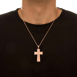 Engraved Scottish Cross Necklace