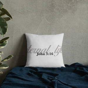 John 3:16 Premium Pillow