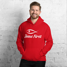 Load image into Gallery viewer, Jesus First Unisex Hoodie