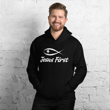 Load image into Gallery viewer, Jesus First Unisex Hoodie