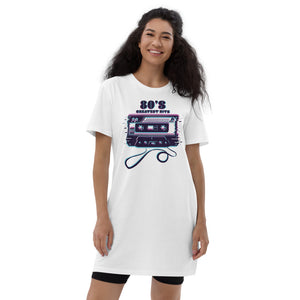 80's Greatest Hits - Organic cotton t-shirt dress