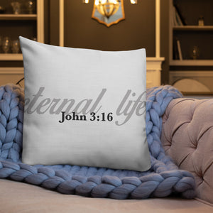 John 3:16 Premium Pillow