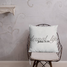 Load image into Gallery viewer, John 3:16 Premium Pillow