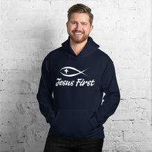 Load image into Gallery viewer, Jesus First Unisex Hoodie