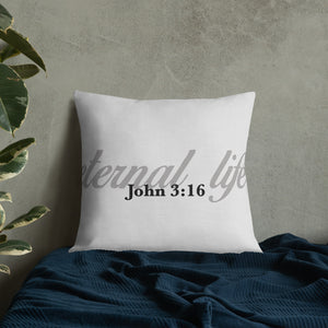 John 3:16 Premium Pillow