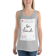 Load image into Gallery viewer, Be Kind Unisex Tank Top